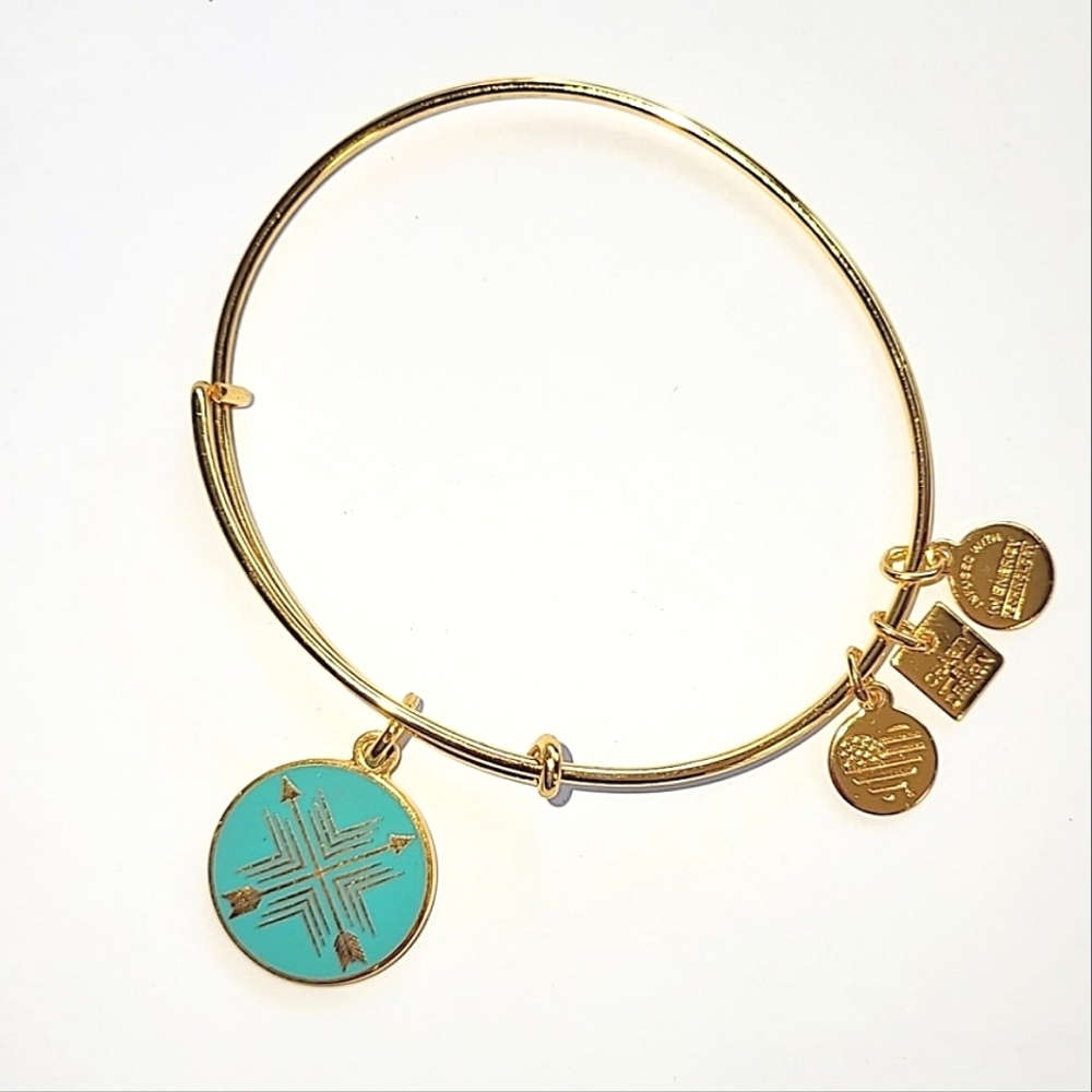 ALEX AND ANI "ARROWS OF FRIENDSHIP" BANGLE BRACELET - Picture 2 of 7
